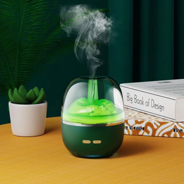 Air Humidifier Essential Oil Ultrasonic Aromatherapy Atomizer Colorful Light Heavy Fog Volume Office Home Accessories - Image 4