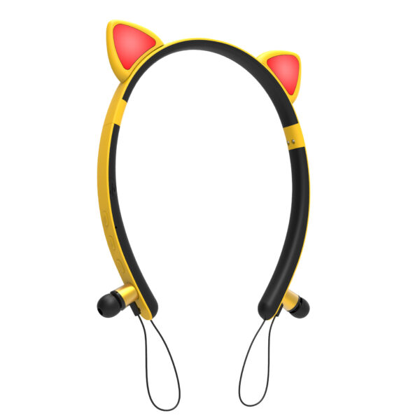 LED Glowing True Wireless Bluetooth Headphones Auriculares Cartoon Girl Headband Cat Ear Headset With Microphone For All Phones - Image 2