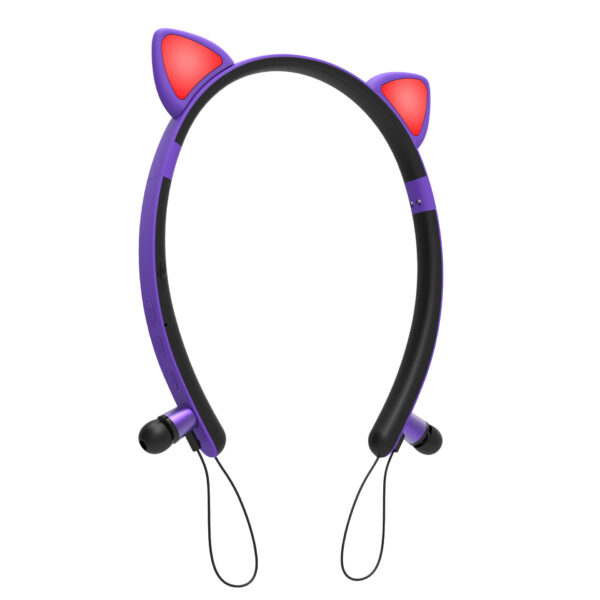 LED Glowing True Wireless Bluetooth Headphones Auriculares Cartoon Girl Headband Cat Ear Headset With Microphone For All Phones - Image 5