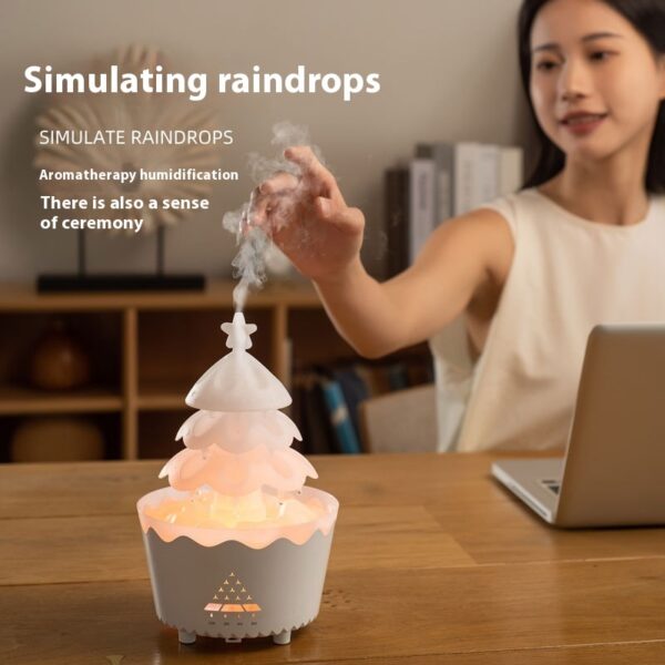 2024 New Design Essential Oil Aroma Diffuser Household Mute Small Remote Control Humidifier Suitable For Home Christmas Gift - Image 4