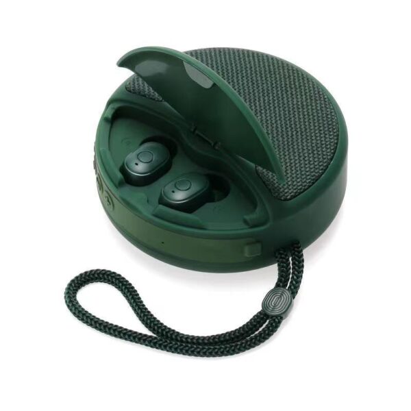 Outdoor Portable Headset Bluetooth Speaker Integrated Wireless 3D Stereo Subwoofer Music Speaker Support TF Card FM Radio - Image 5