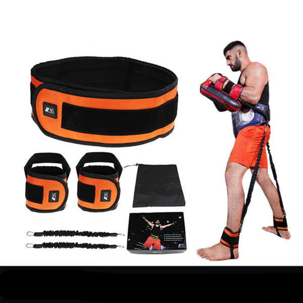 Leg Squat Boxing Combat Training Resistance Bands Fitness Combat Fighting Resistance Force Agility Workout Exercise Equipment - Image 8