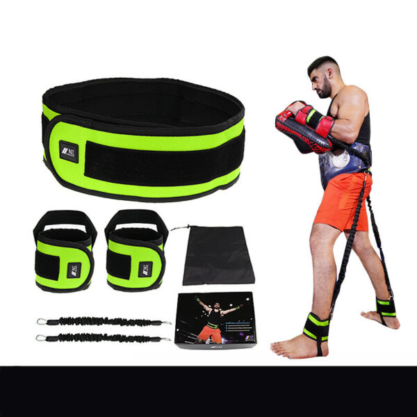 Leg Squat Boxing Combat Training Resistance Bands Fitness Combat Fighting Resistance Force Agility Workout Exercise Equipment - Image 2