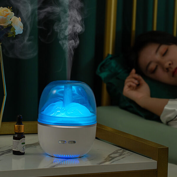 Air Humidifier Essential Oil Ultrasonic Aromatherapy Atomizer Colorful Light Heavy Fog Volume Office Home Accessories - Image 9