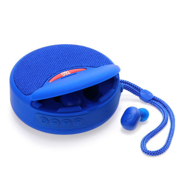 Outdoor Portable Headset Bluetooth Speaker Integrated Wireless 3D Stereo Subwoofer Music Speaker Support TF Card FM Radio - Image 2