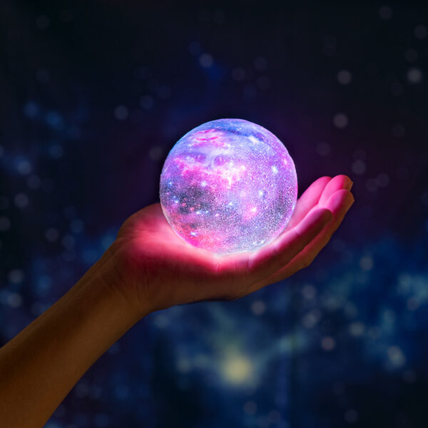 LED USB Star Galaxy Moon Lamp Stand Remote 3D Bedroom Night Light USB LED Earth Planet Lamp - Image 3