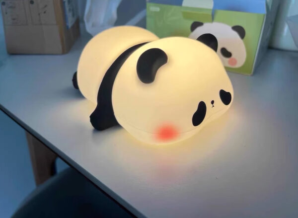 Cute Silicone Night Lights Sheep Cartoon Bedroom Lamp For Children's Room Decor Rechargeable Timing Dimming Sleep Night Light - Image 7