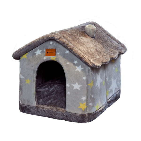 Foldable Dog House Pet Cat Bed Winter Dog Villa Sleep Kennel Removable Nest Warm Enclosed Cave Sofa Pets Supplies - Image 8