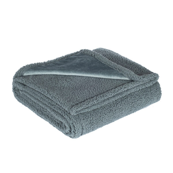 Flannel Cotton Wool Sherpa Thick Pet Blanket Dog Kennel - Image 6